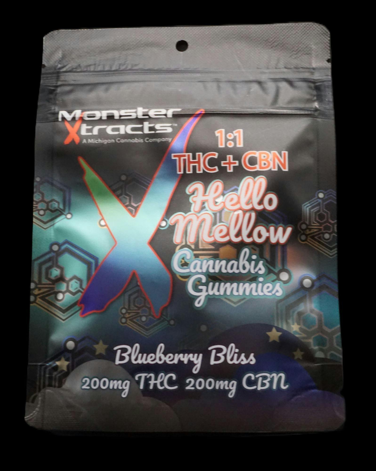 Blueberry Bliss - 20mg - CBN - Monster X cannabis product