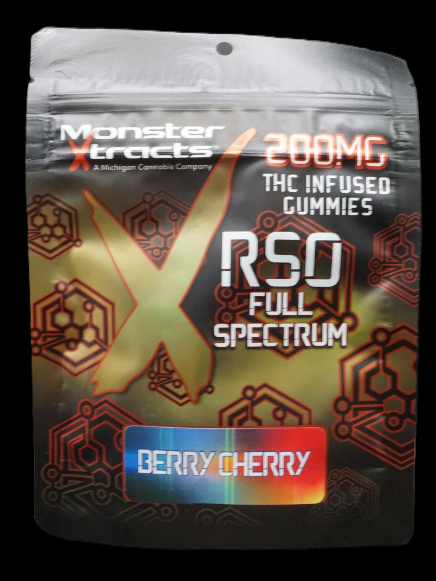Berry Cherry 200mg RSO Gummies