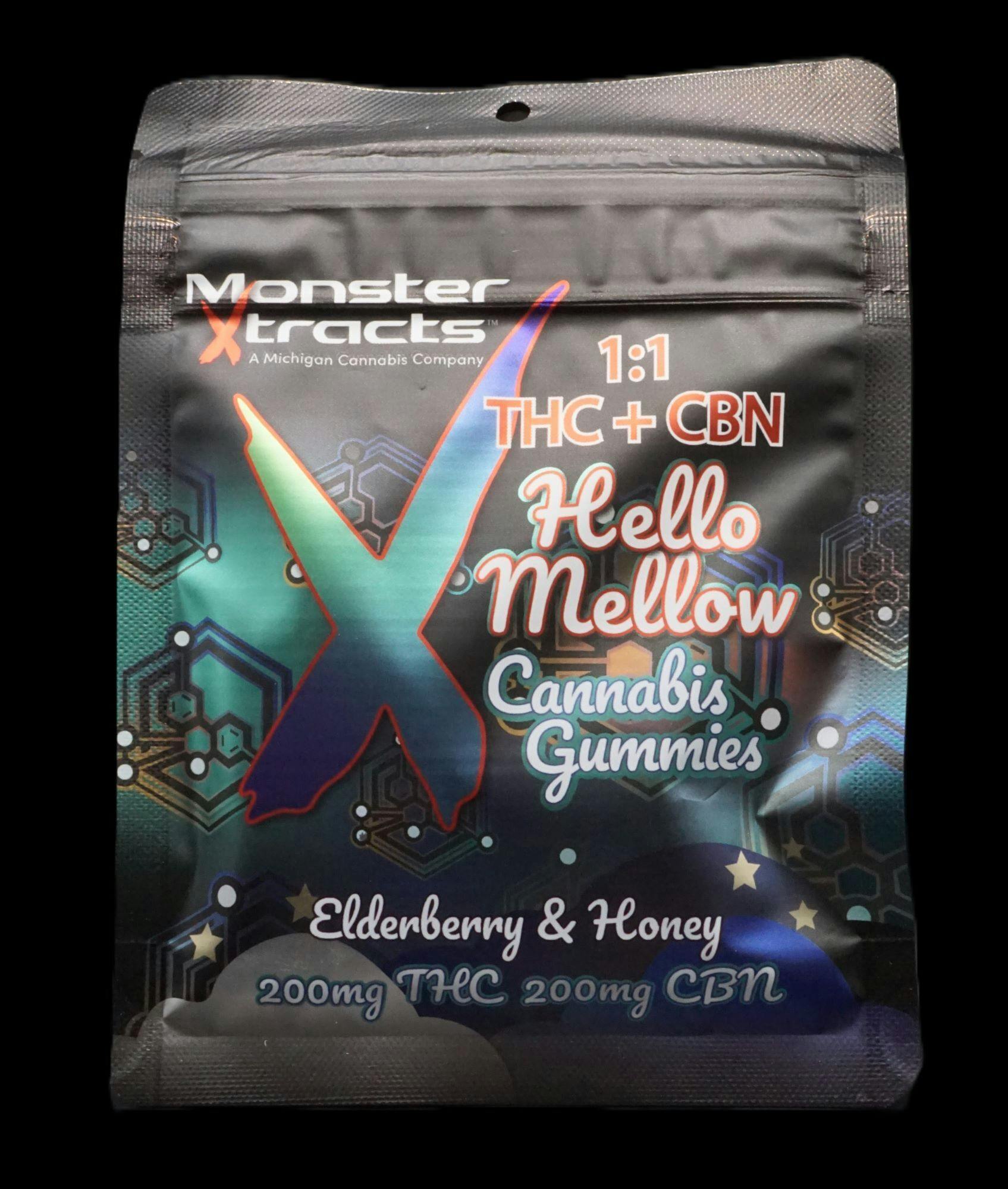 Gummy - Elderberry & Honey - CBN - 20mg/pc - Monster X