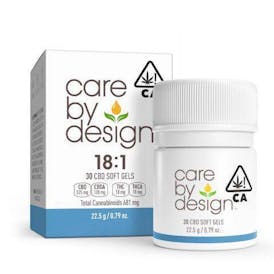 [Care by Design] CBD Soft Gels - 18:1 - 30ct