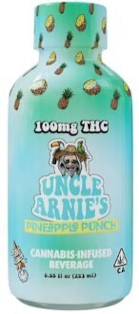 [Uncle Arnie's] THC Drink - 100mg - Pineapple Punch (H)