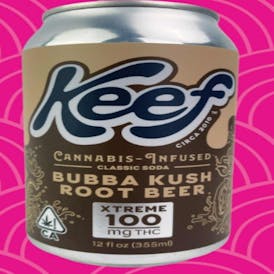 [Keef] THC Can Soda - 100mg - Bubba Kush Root Beer (H)