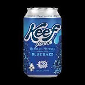 [Keef] THC Can Soda - 100mg - Blue Razz (H)