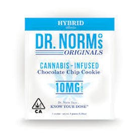 [Dr. Norms] 10PK Cookies - 100mg - Chocolate Chip (H)