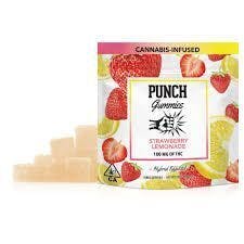 [Punch] THC Gummies -100mg - Strawberry Lemonade (H)