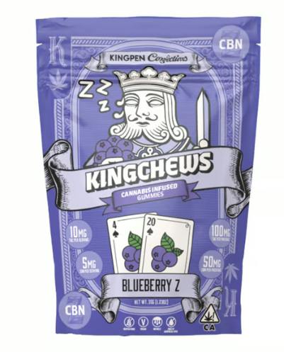 [Kingroll] THC/CBN Gummies - 100mg - Blueberry Z (I)