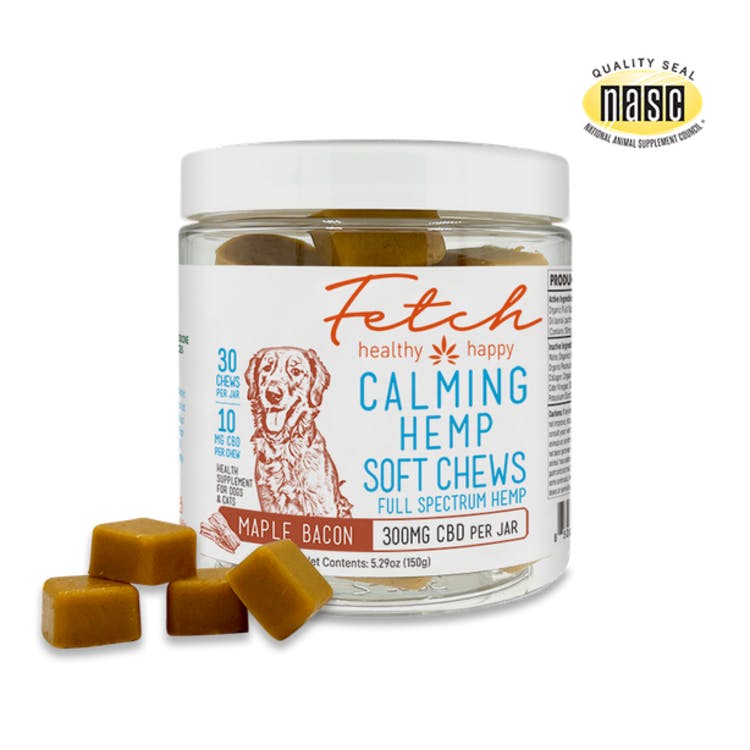 CALMING CBD PET CHEWS MAPLE BACON