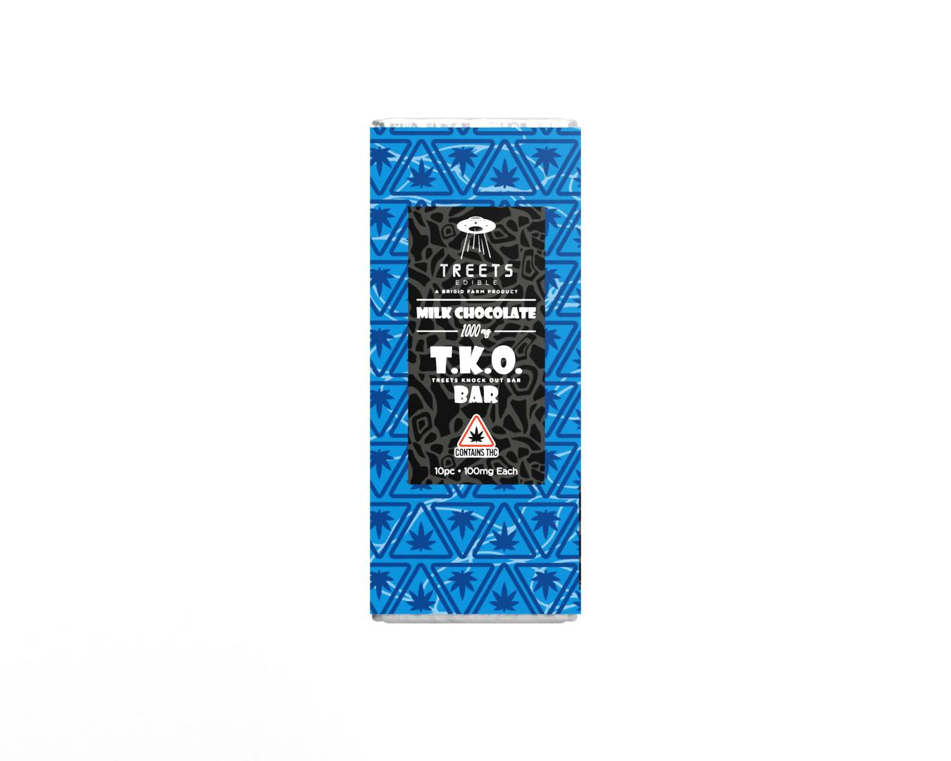 1,000mg Milk Chocolate TKO Bar