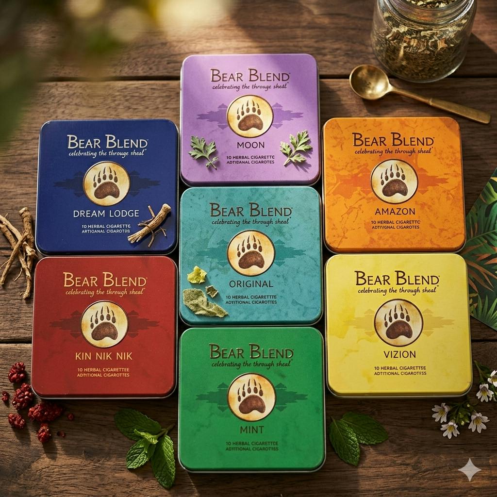 Bear Blend - Moon - 10 Herbal Cigarettes