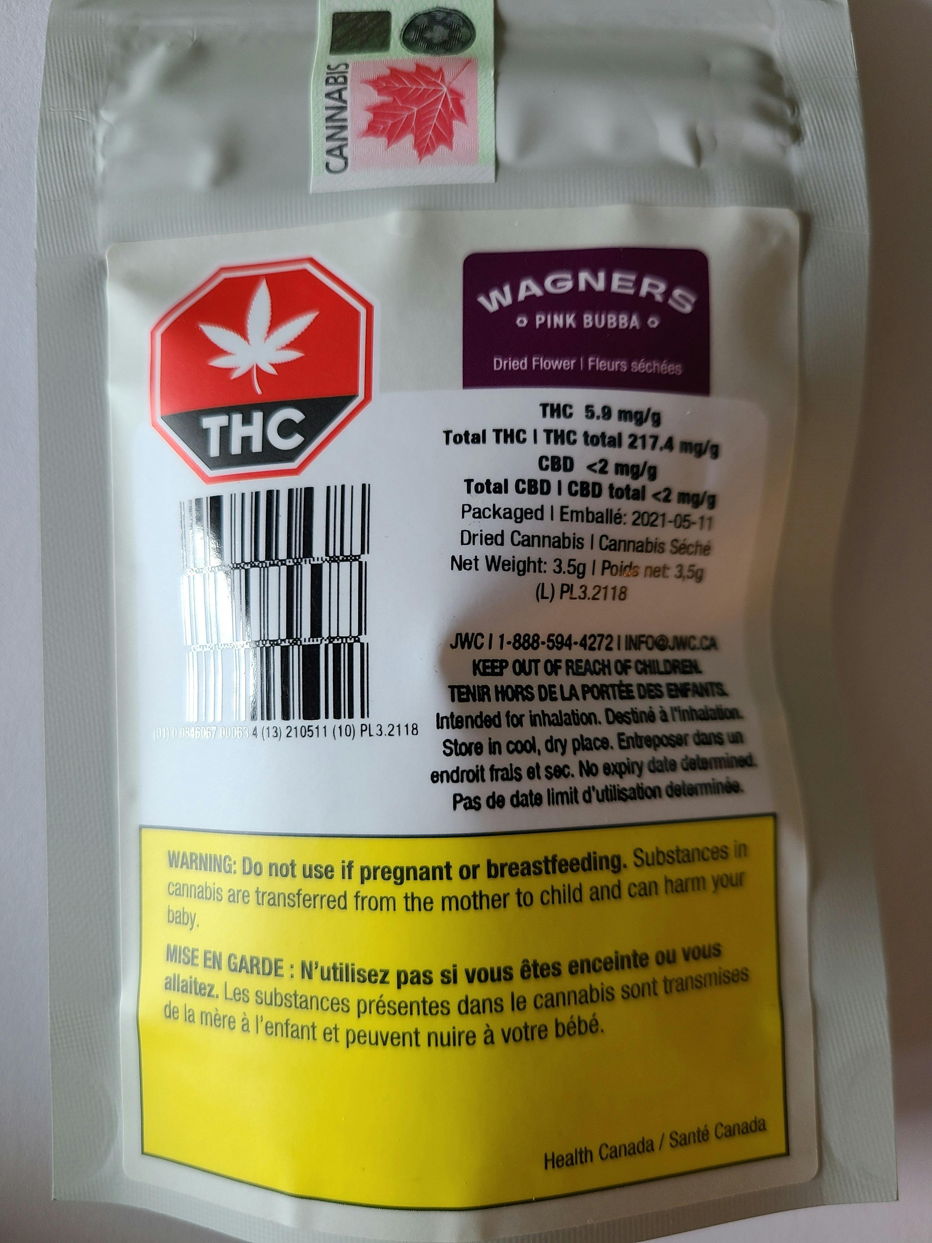 Wagner's - Pink Bubba - Flower - 3.5g