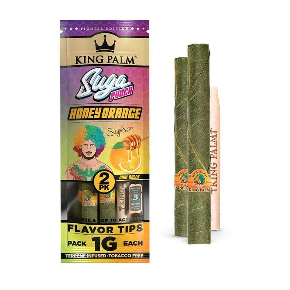 King Palm - Suga Punch Honey Orange – 2 Mini Pre Rolls