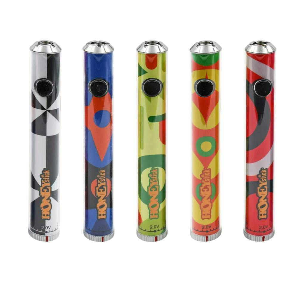HoneyStick - 510 Twist Cartridge Battery Push-Button and AutoDraw