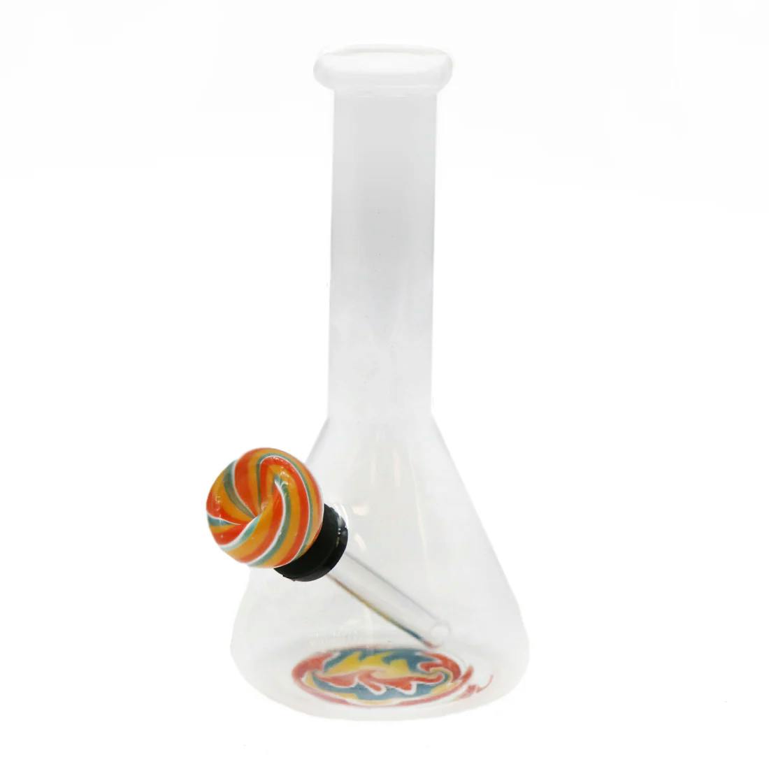 6" Colour Accent Beaker Bong