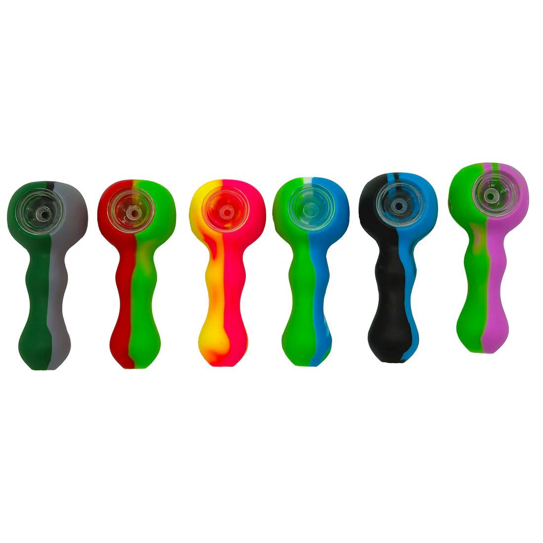 Silicone peanut pipe - 2.5''