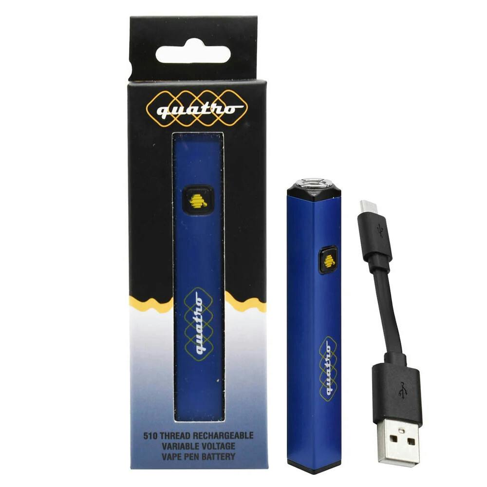 HoneyStick Quattro Cube 400mAh Variable Voltage Battery - Blue