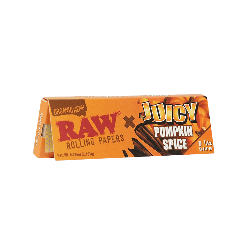 Raw Organic x Juicy Pumpkin Spice Rolling Papers 1 1/4