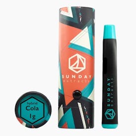 **BOGO** Cola Disposable Cartridge 1g By Sunday Extracts (Taxes Included, OTD Pricing)