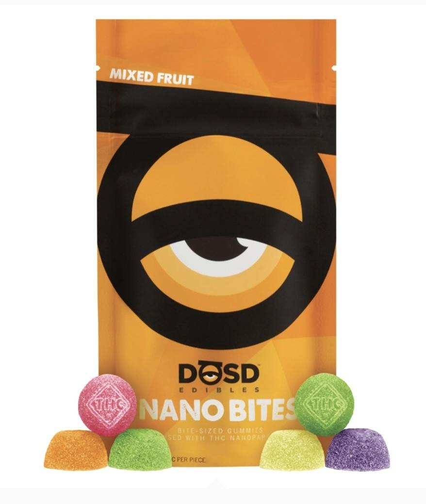 Mixed Fruit Sativa Gummies 1000mg By Dosd Edibles (Taxes Included, OTD Pricing)