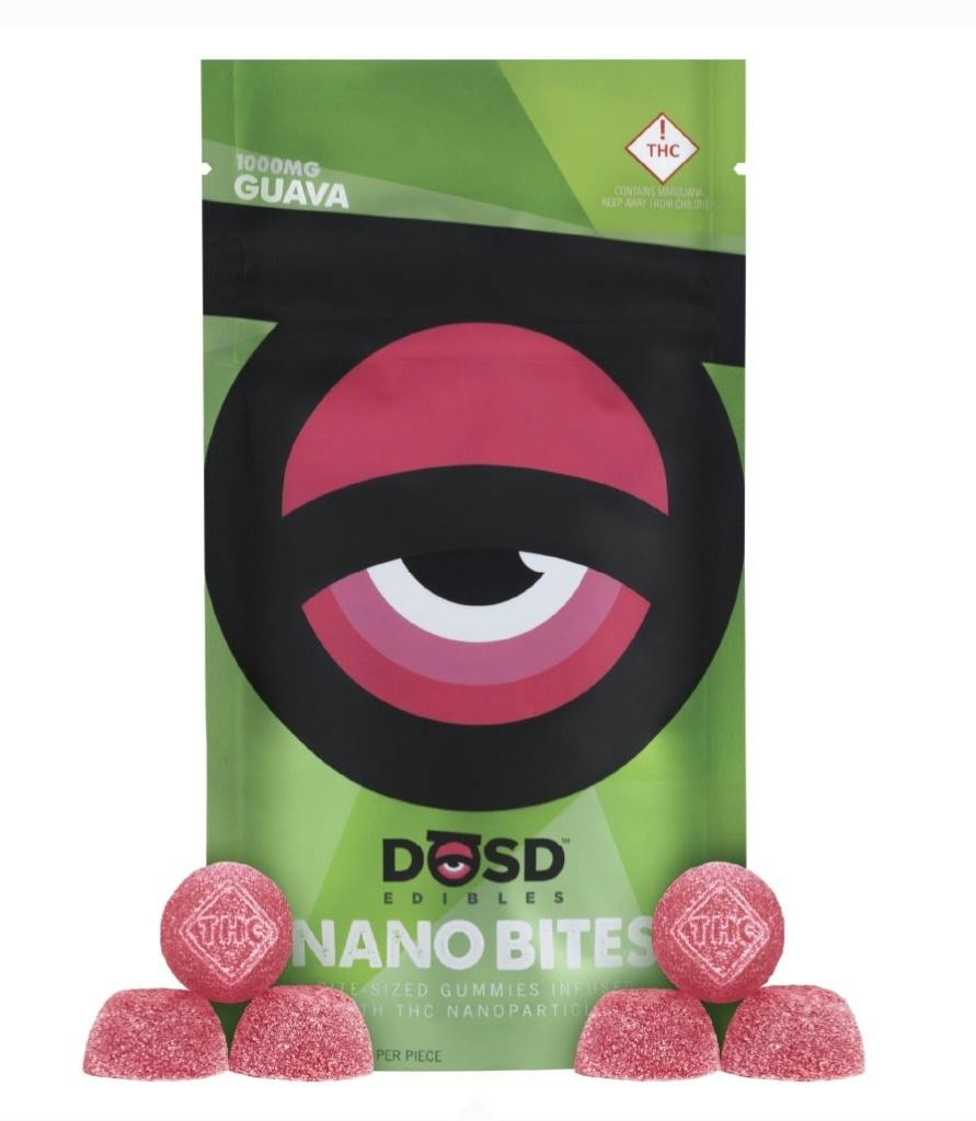 Guava Sativa Gummies 1000mg By Dosd Edibles (Taxes Included, OTD Pricing)