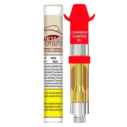 Wild West - Strawberry Stampede Liquid Diamonds 0.95g Vape Cartridge