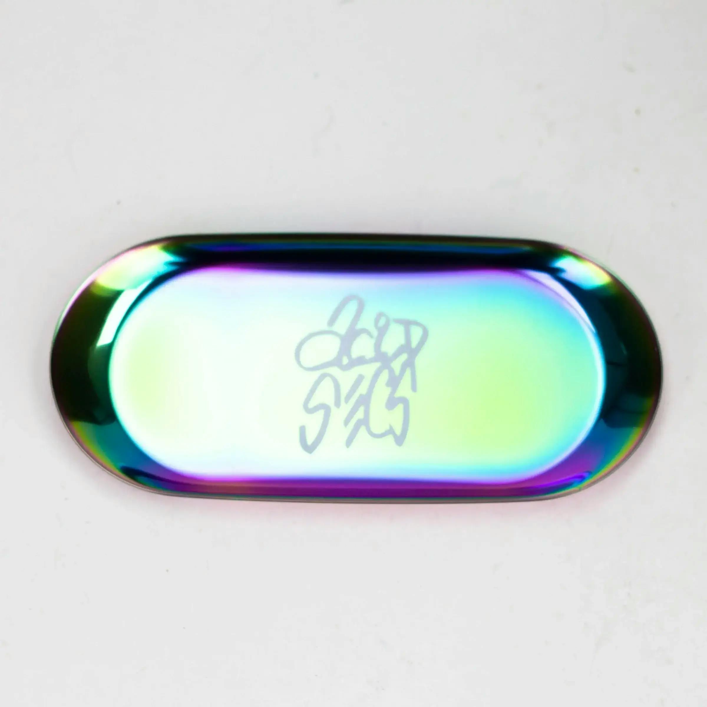 Acid Secs - Oval Metal Rolling Tray (Annodized)
