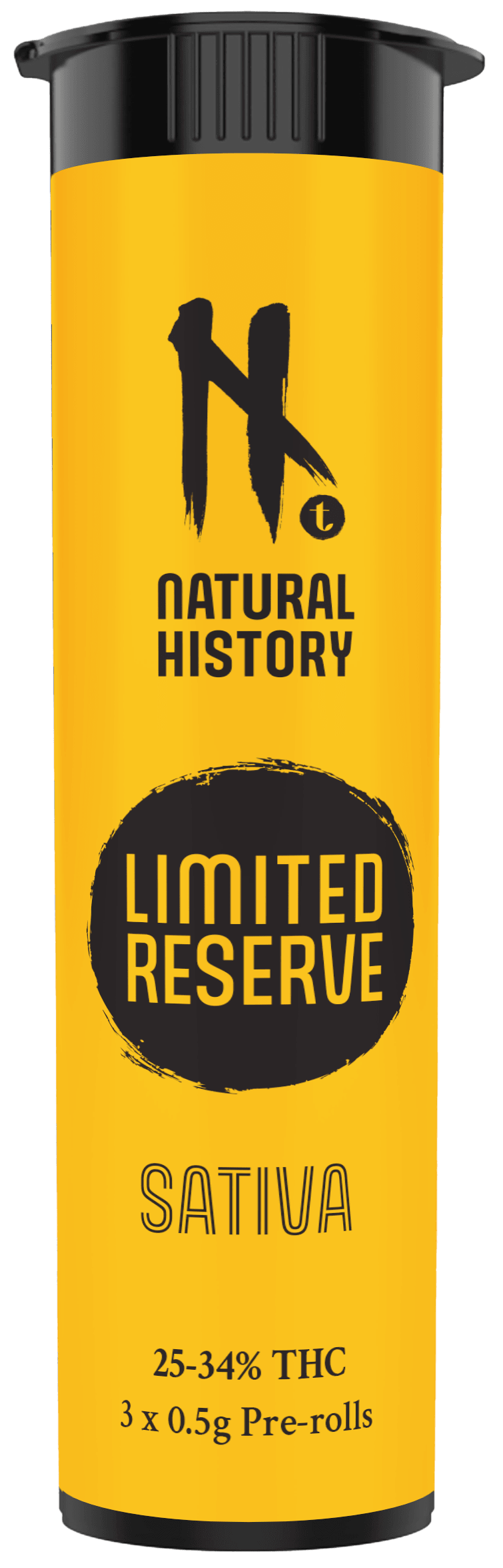 Natural History - Limited Reserve Sativa 3x0.5g Pre-Rolls