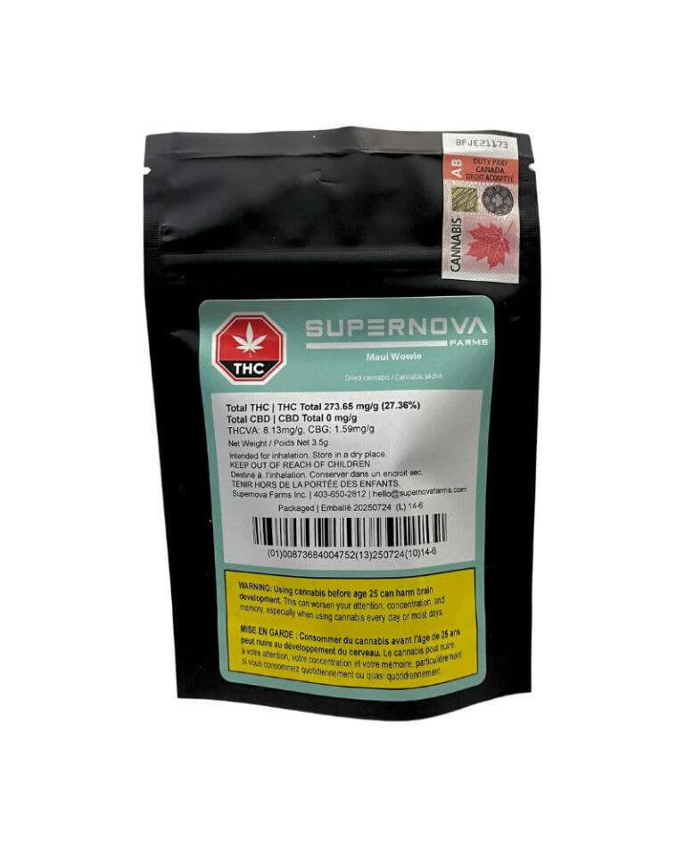 Supernova Farms - Maui Wowie 3.5g Dried Flower