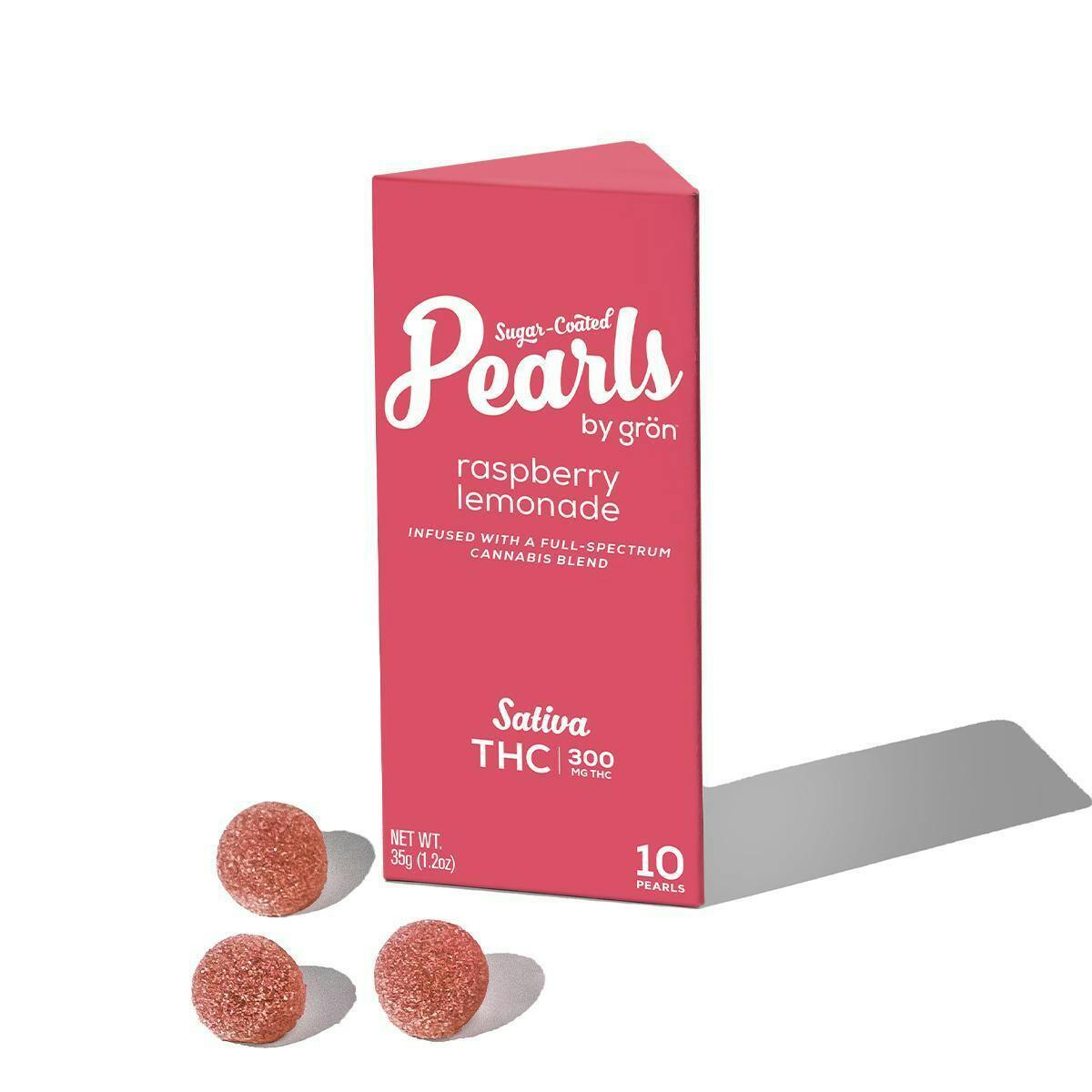 Gummies | Gron Raspberry Lemonade Pearls 10 pack