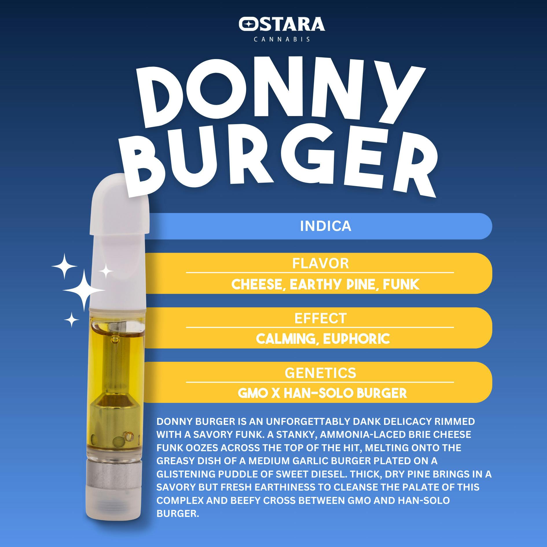 Cartridge 0.5g | Ostara Donny Burger