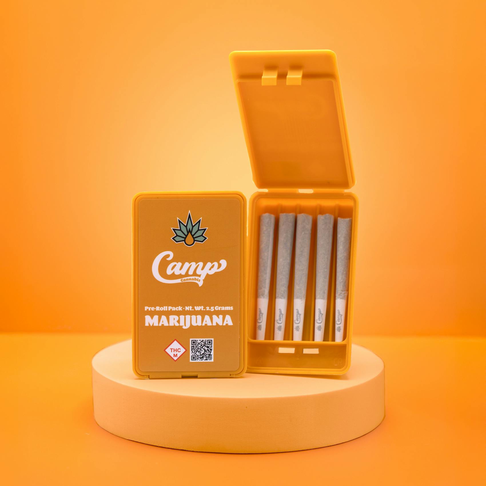 Infused Pre-Roll Pack 0.5g ea. | CAMP Cannabis Biscotti Pie #6 x Blue Gelato