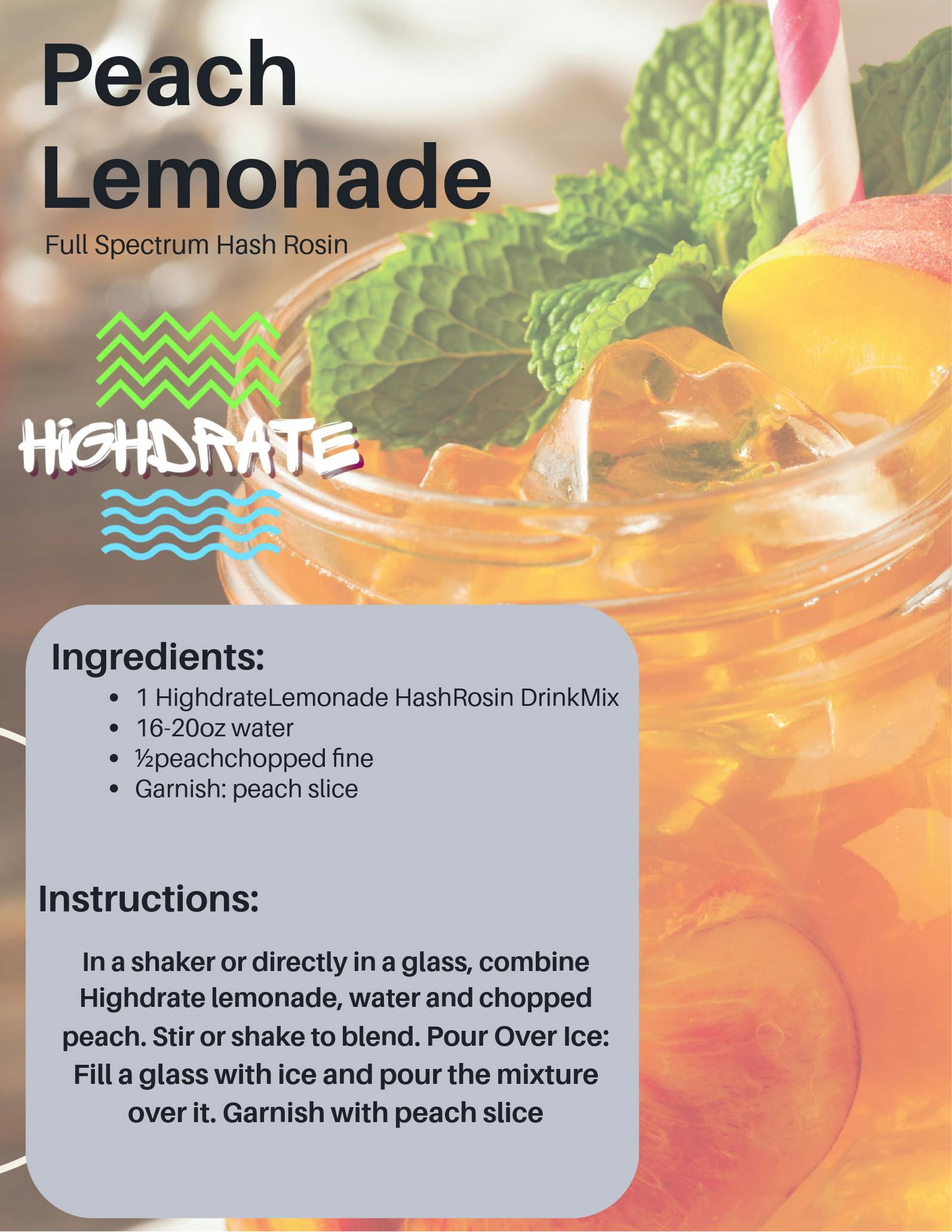 Solventless Drink Mix | Highdrate Lemonade