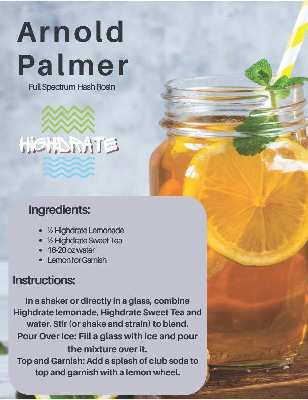 Solventless Drink Mix | Highdrate Sweet Tea