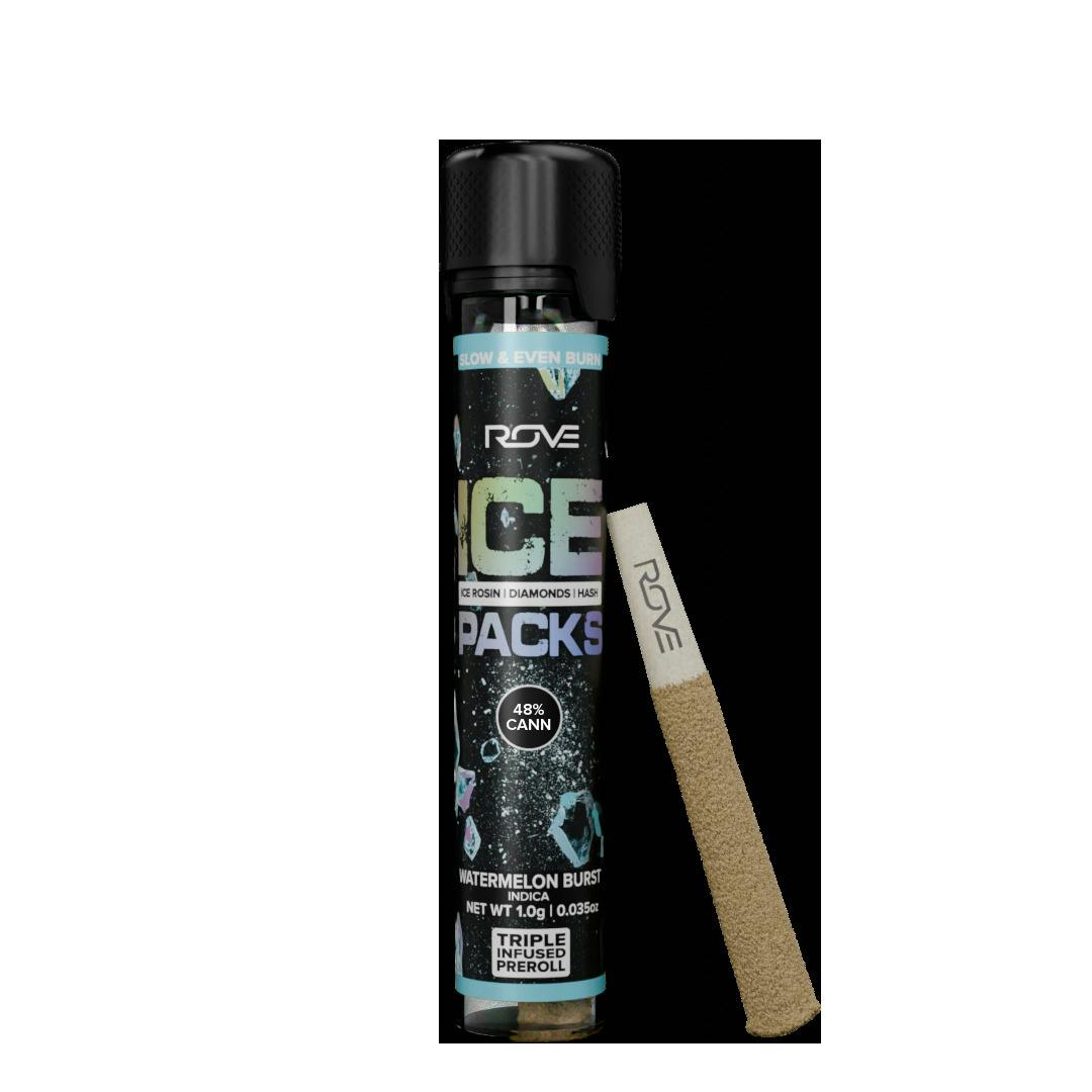 Ice Rosin Infused Pre-Roll 1g | Rove Watermelon Burst