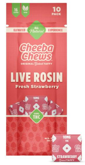 Taffy | Cheeba Chews Strawberry Live Rosin