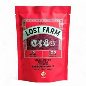 Live Resin Gummies 10pk | Lost Farm Hell's OG x Raspberry