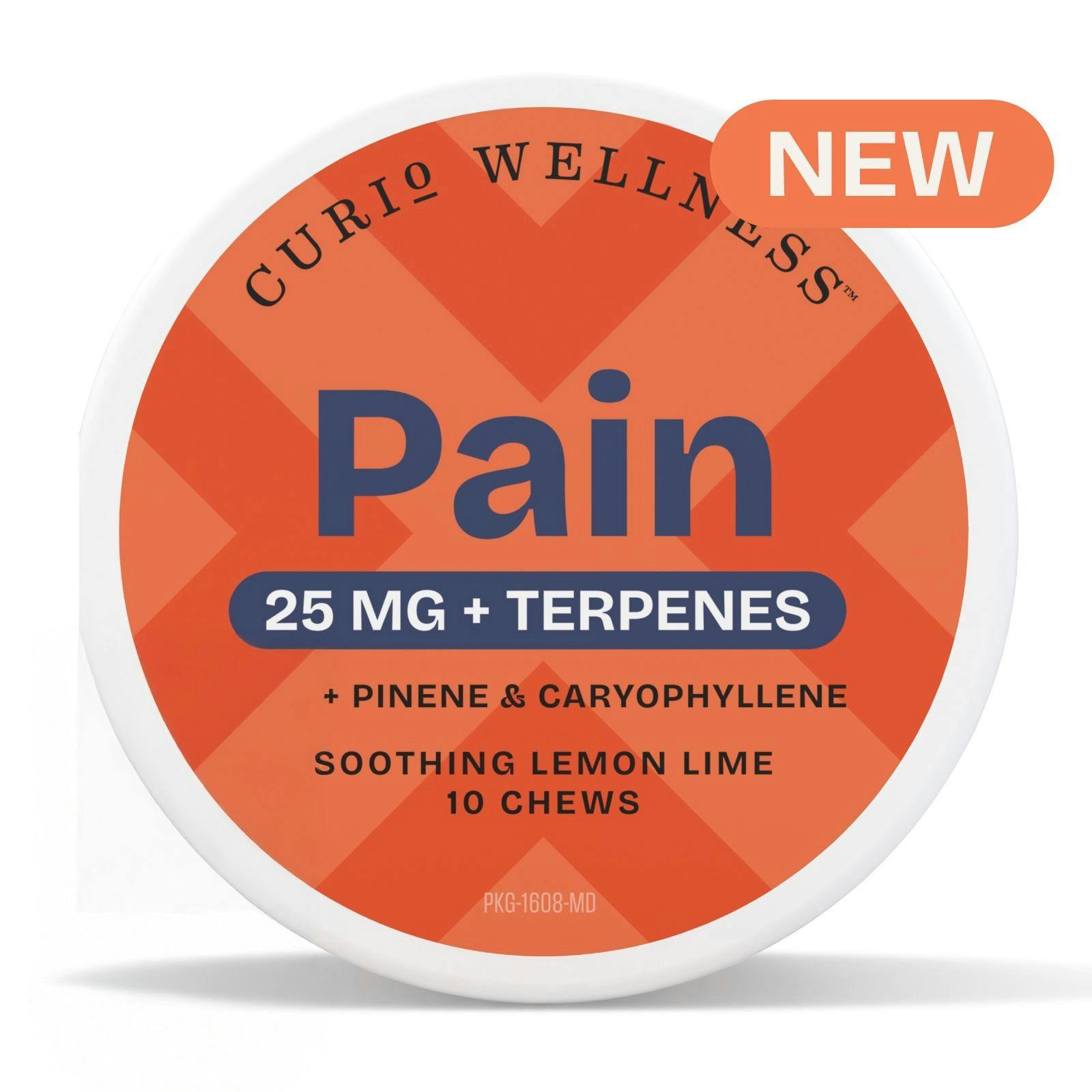 Terpene Chews 20pk | Curio Wellness Pain: Soothing Lemon Lime