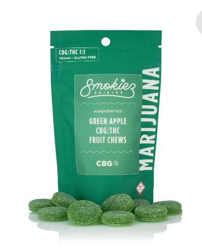 Gummies 10pk | Smokiez Sour Green Apple