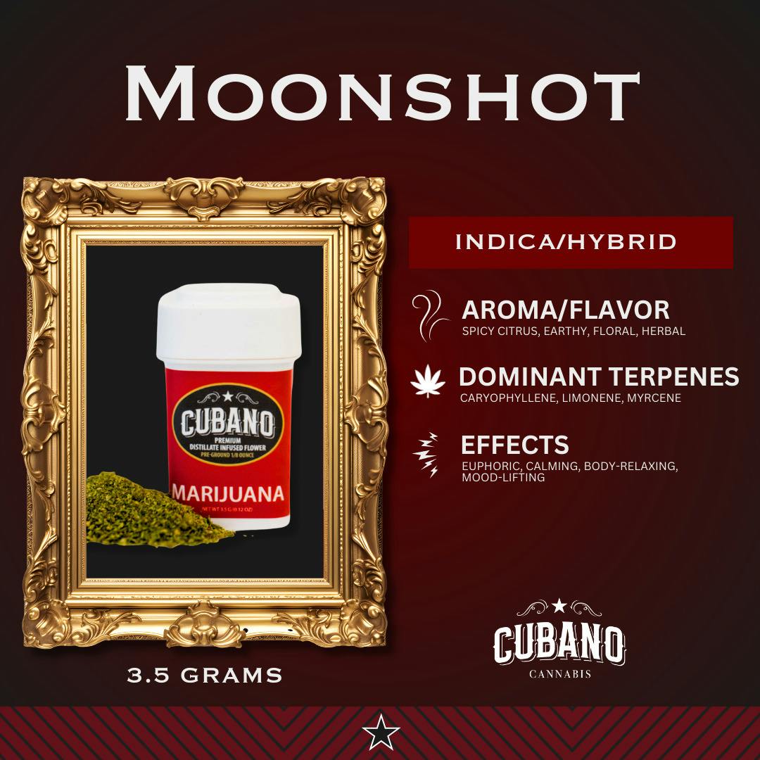 Infused Ground Flower 3.5g | Cubano Moonshot