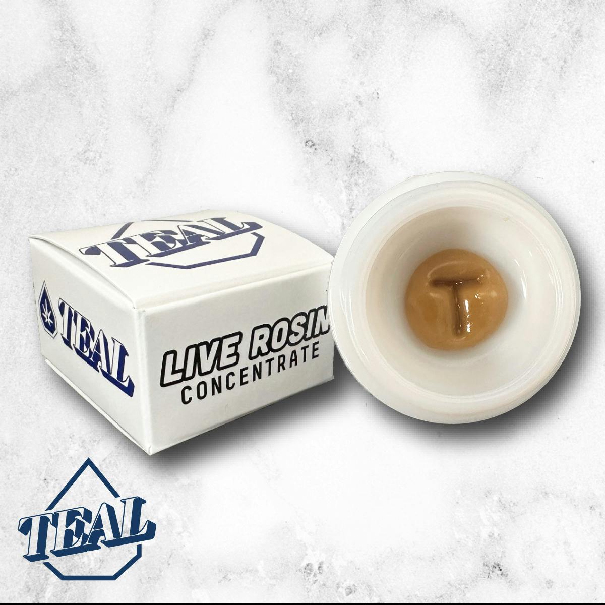 Live Rosin 1g | Teal Liquid Sunshine x Cadillac Rainbow