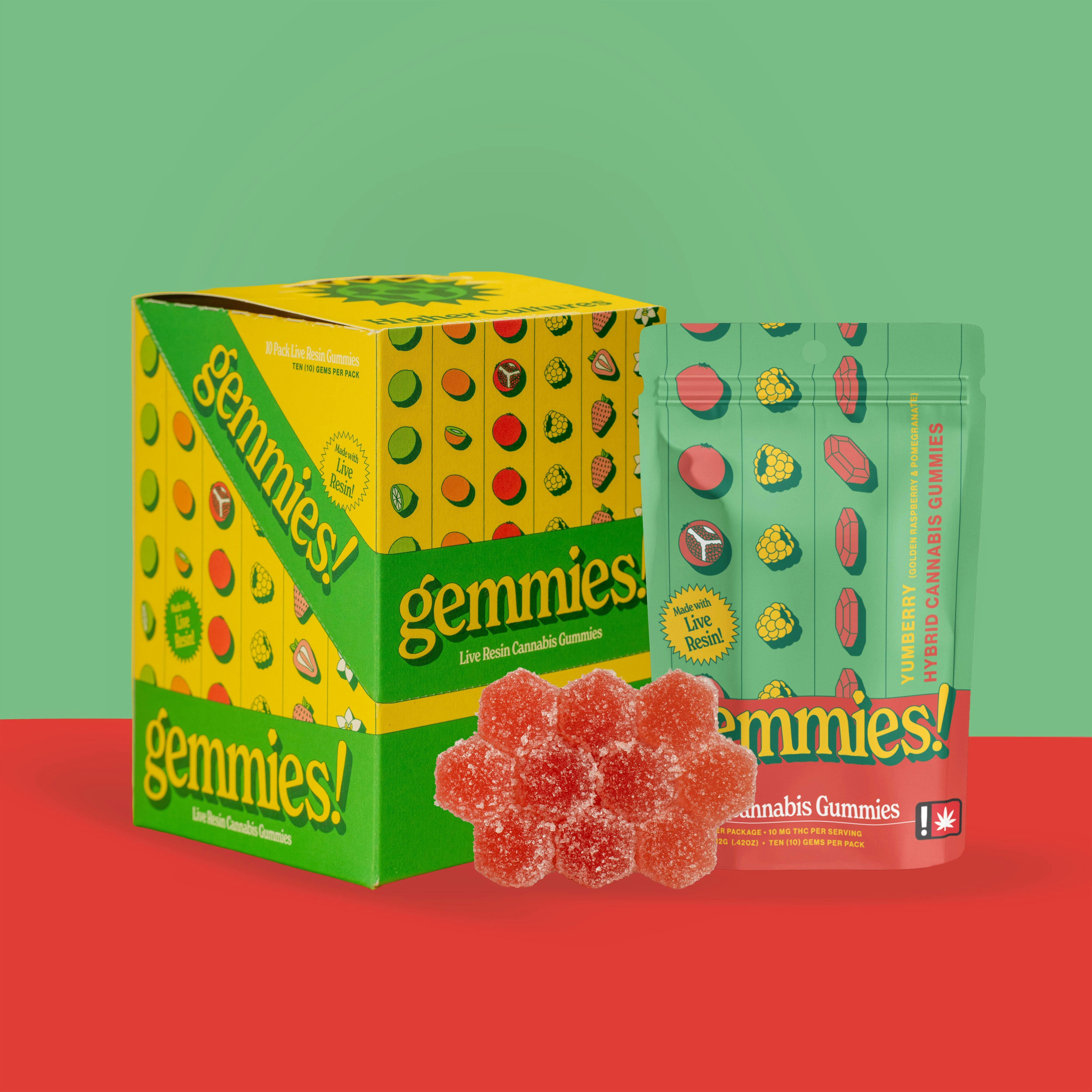 Higher Cultures: EDIBLE - 100MG - HYBRID - YUMBERRY