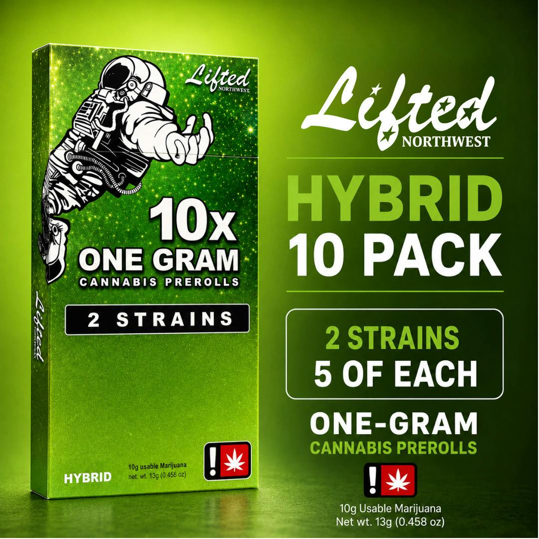 LIFTED - PREROLL - 10PK - HYBRID - BEAST MINTS & KUSH MINTZ