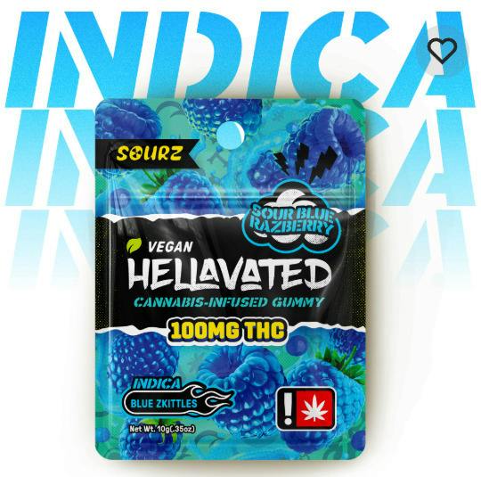 Hellavated: Sour Blue Raspberry