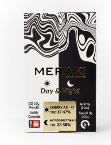MERAKI - VARIETY PACK - 0.5G - 20PK - DAY & NIGHT - BLUEBERRY SUGAR & MAC