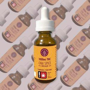 HAPY KITCHEN - TINCTURE - 1000MG - THC - INDICA - CHAI SPICE