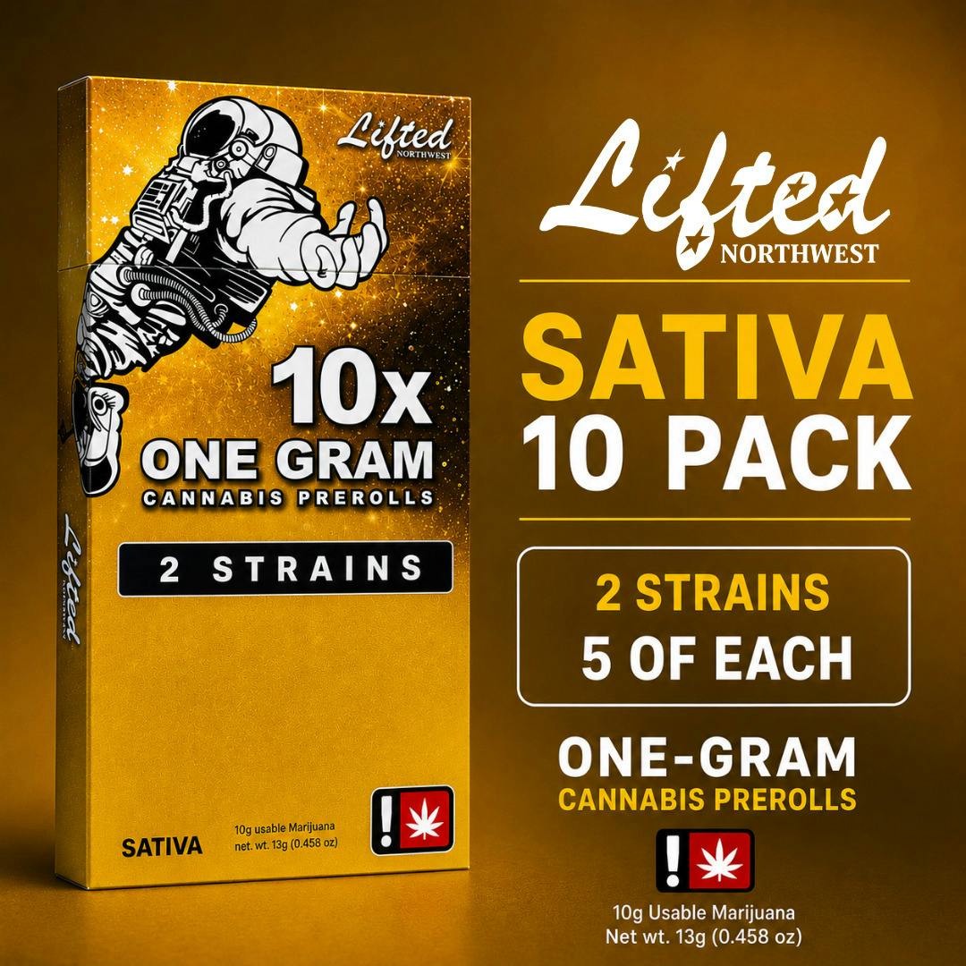 LIFTED - PREROLL - 10PK - SATIVA - ELECTRIC KOOL - AID & CANDY CLOUDS