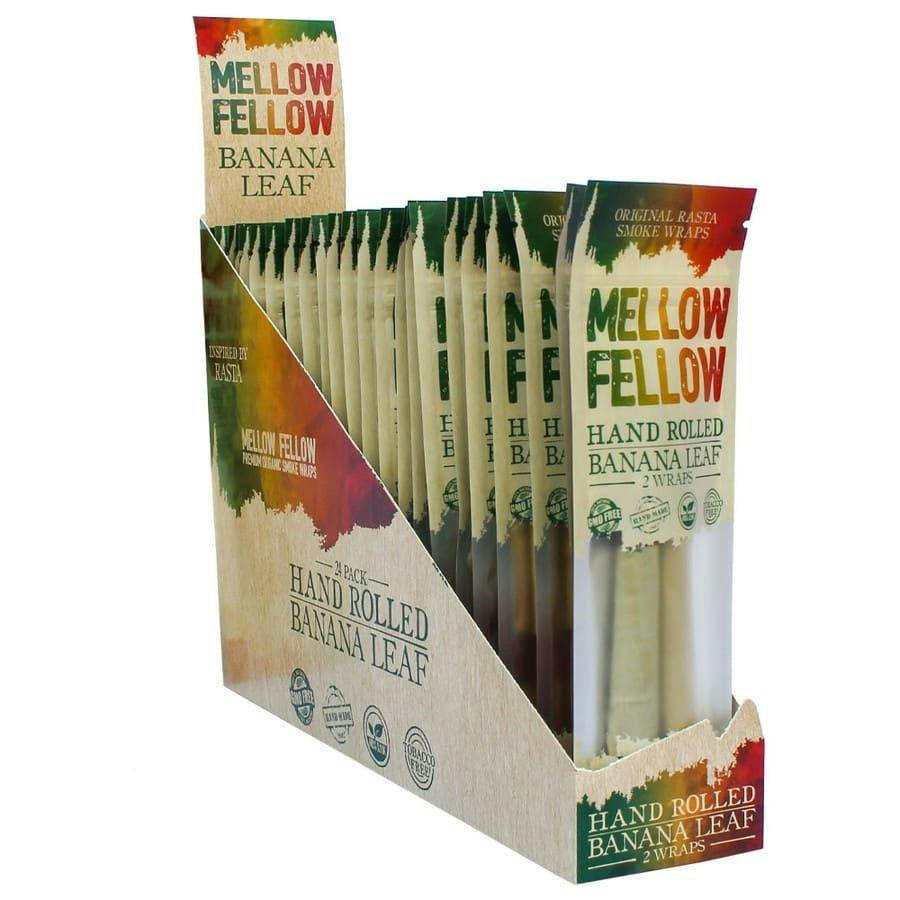 Mellow Fellow Hand Rolled Wraps - Banana Leaf - 2PK