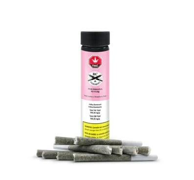 10PK - Pink Pavlova Pre-Rolls by BC Doobies (INDICA)