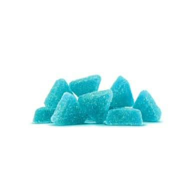 (E) 10PK - Blue Raspberry Hash Rosin Gummies by DEALR