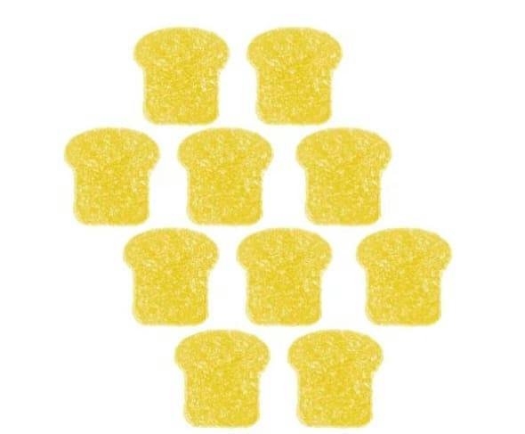 (E) 10PC - SGT. Pineapple Diamond Bites Chews by Super Toast