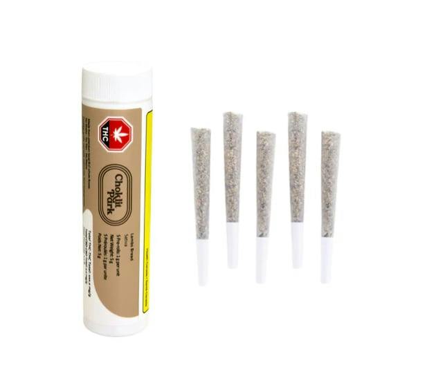 5PK - Lamb's Bread Pre-Rolls by Choklit Park (SATIVA)
